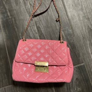 Pink pre owned Michael Kors pink handbag